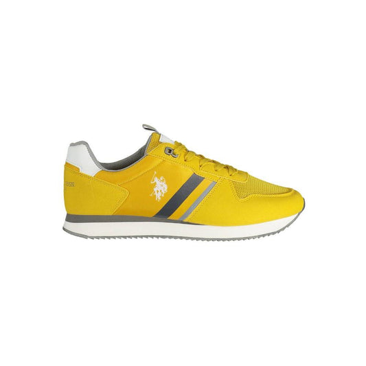 U.S. POLO ASSN. Radiant Yellow Sports Sneakers with Contrasting Details U.S. POLO ASSN.