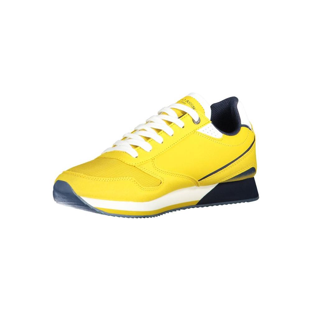 U.S. POLO ASSN. Yellow Polyester Men Sneaker U.S. POLO ASSN.