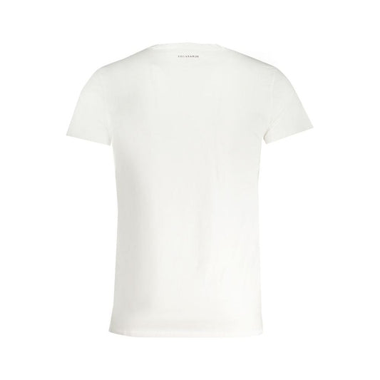 Trussardi White Cotton T-Shirt Trussardi