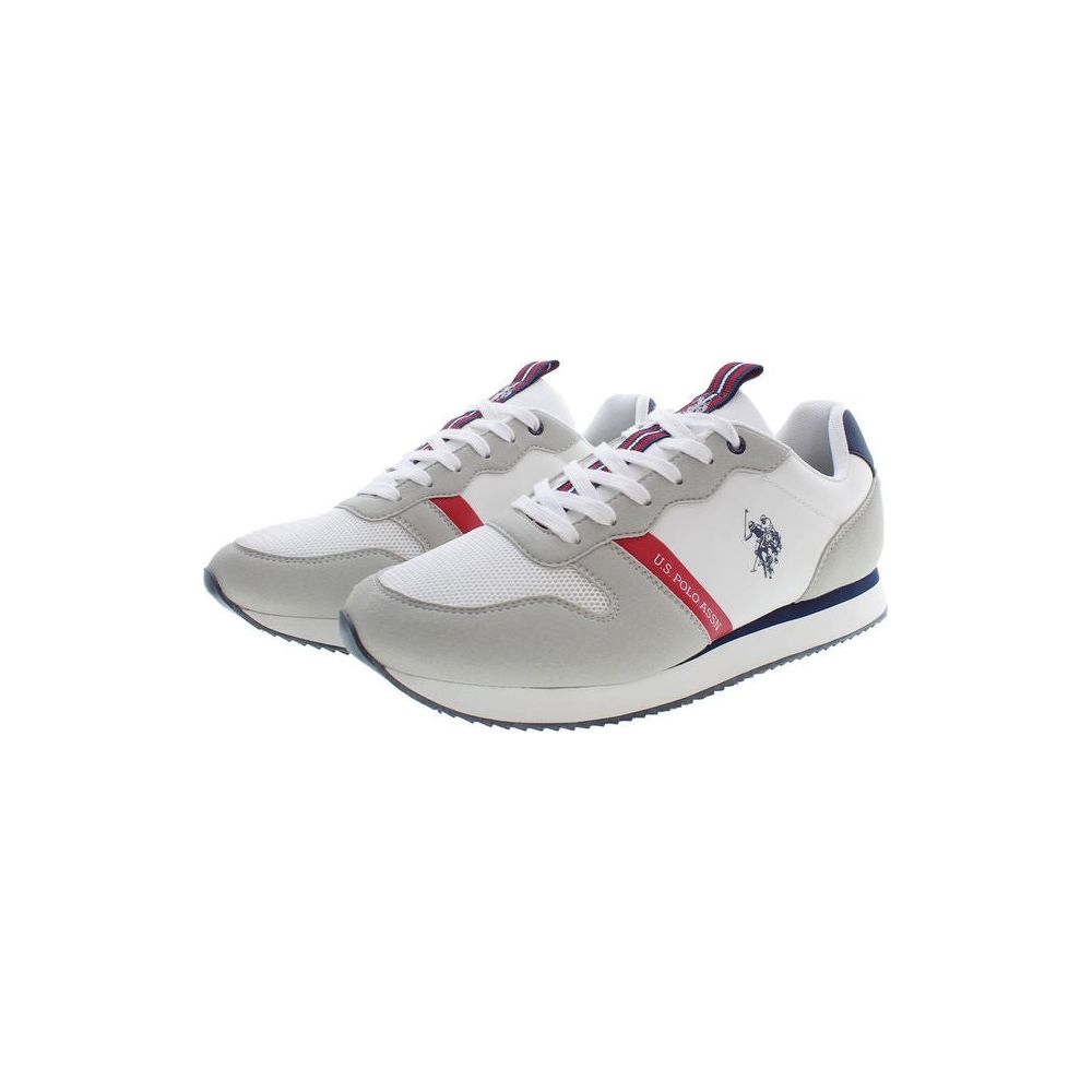 U.S. POLO ASSN. Sleek White Sneakers with Contrast Detailing U.S. POLO ASSN.