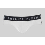 Philipp Plein White Cotton Men Boxer Short Philipp Plein Light Gray