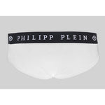 Philipp Plein White Cotton Men Boxer Short Philipp Plein Light Gray