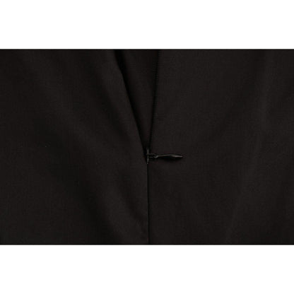 Dolce & Gabbana Black Silk Mesh Floral Lace Top