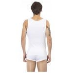 Bikkembergs White Cotton Men's Tank Top BI-22648-S