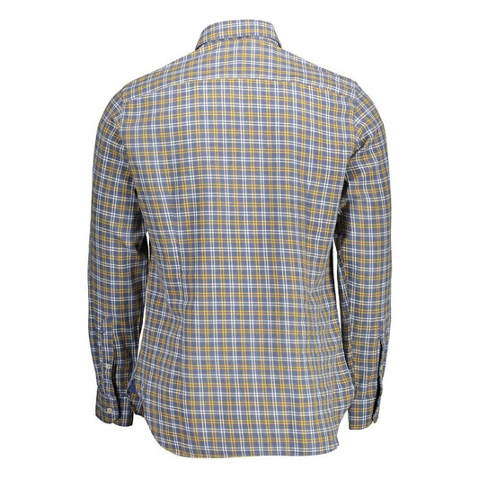 U.S. POLO ASSN. Slim Fit Button-Down Collar Shirt in Blue U.S. POLO ASSN.