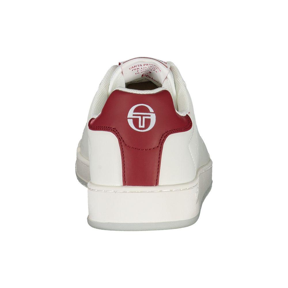 Sergio Tacchini Sleek White Sneakers with Contrast Details Sergio Tacchini