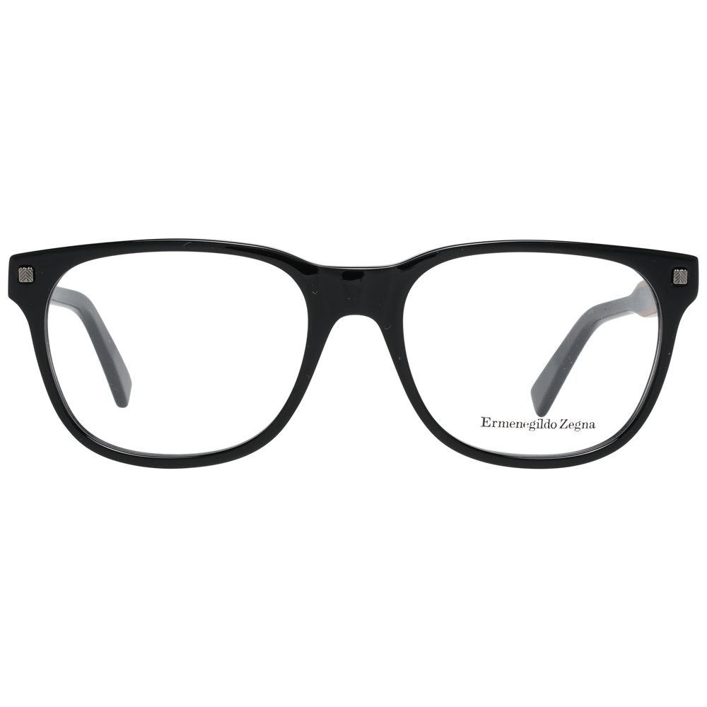 Ermenegildo Zegna Black Men Glasses Frame