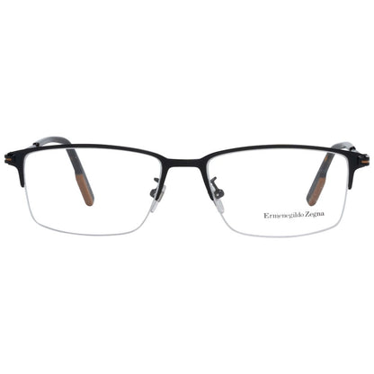 Ermenegildo Zegna Black Men Glasses Frame