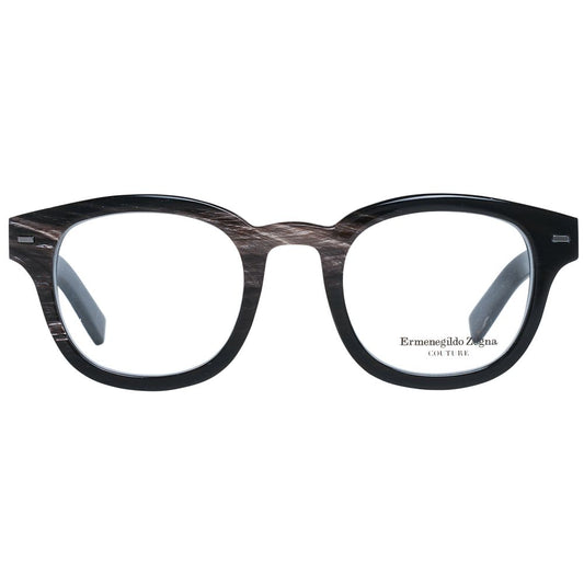 Ermenegildo Zegna Black Men Optical Frames ER-1038915