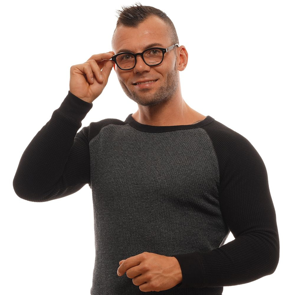 Ermenegildo Zegna Black Horn Glasses (Frames)
