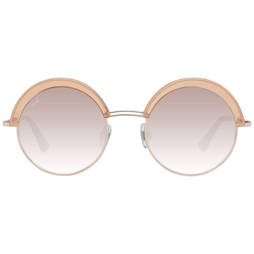 Web Rose Gold Women Sunglass