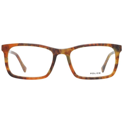 Police Brown Men Glasses Frame