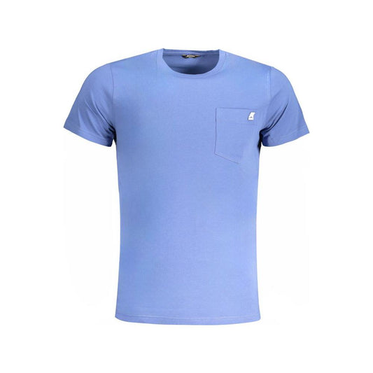 K-WAY Blue Cotton T-Shirt K-WAY