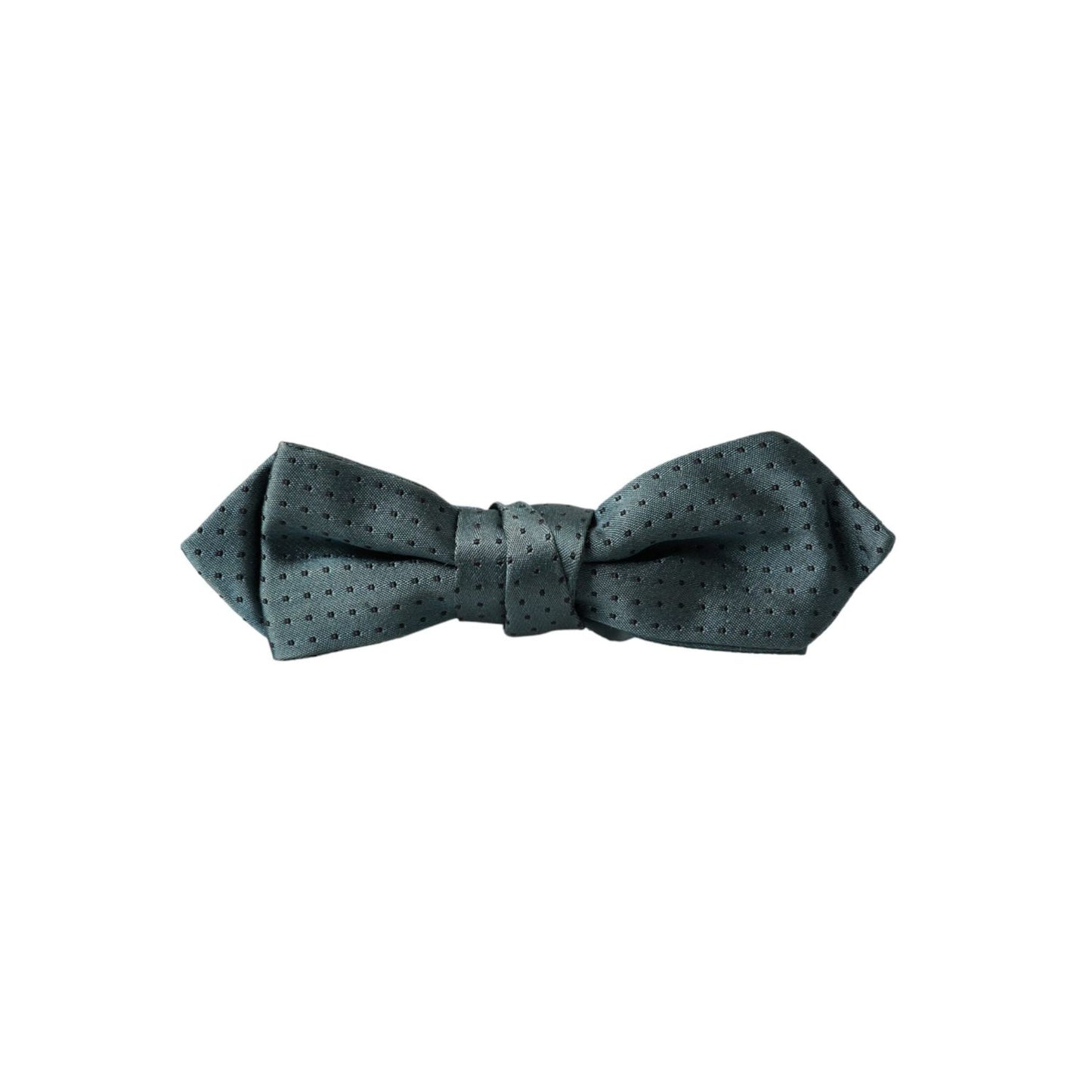 Dolce & Gabbana Green Silk Fantasy Adjustable Neck Men Papillon Bow Tie