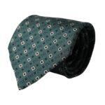 Dolce & Gabbana Green Silk Branded Logo Adjustable Men Tie KRA3306
