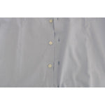 Cavalli Light Blue Cotton Slim Fit Dress Shirt