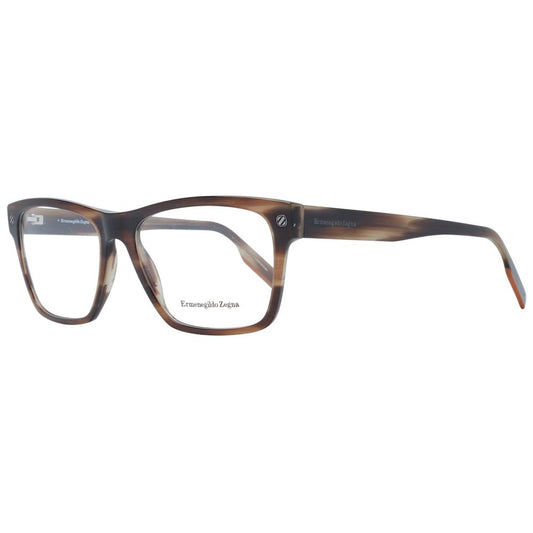 Ermenegildo Zegna Brown Men Optical Frames ER-1053518
