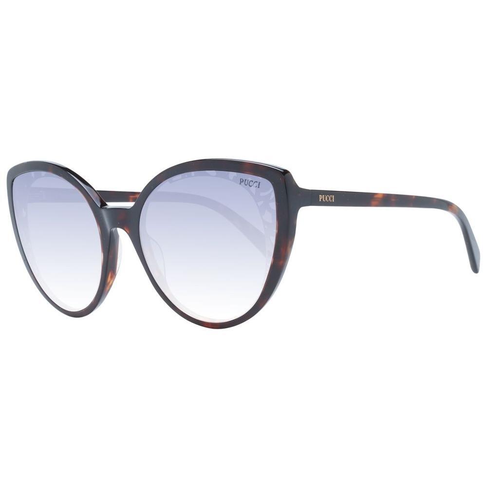 Emilio Pucci Brown Plastic Sunglasses