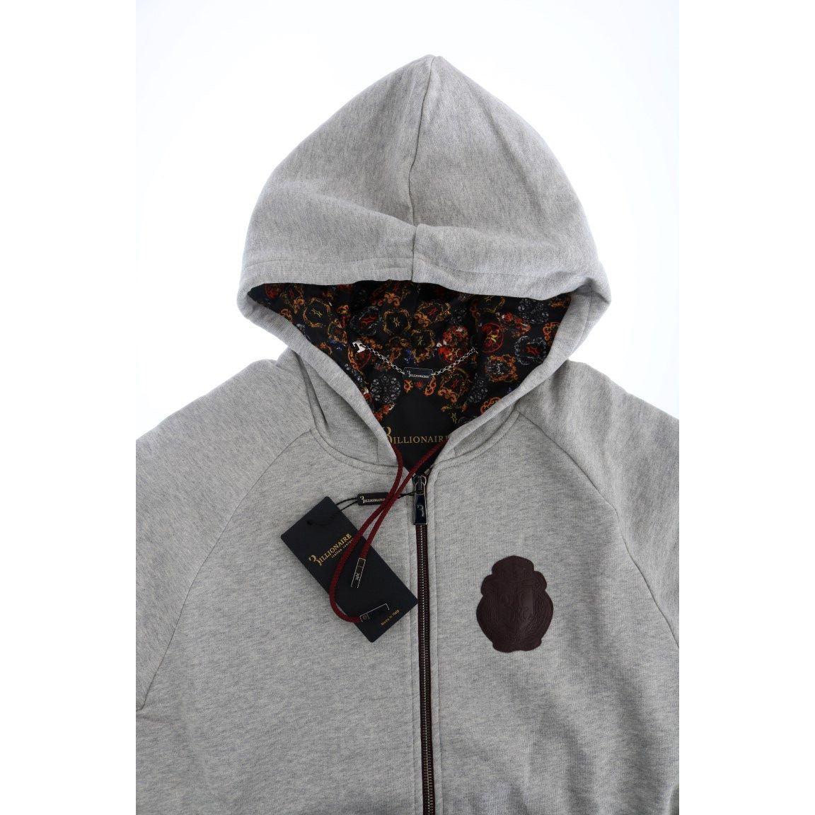 优雅的灰色棉质运动套装