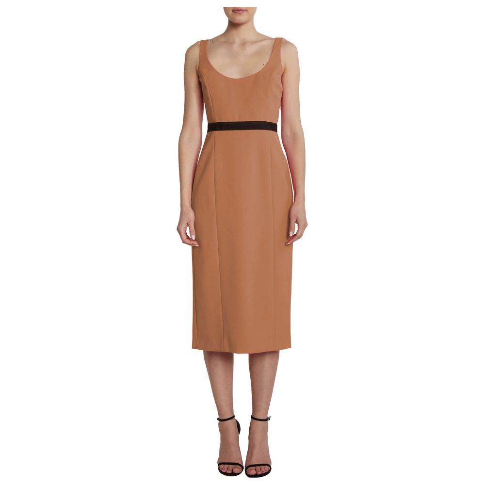 PINKO Brown Polyester Dress PINKO