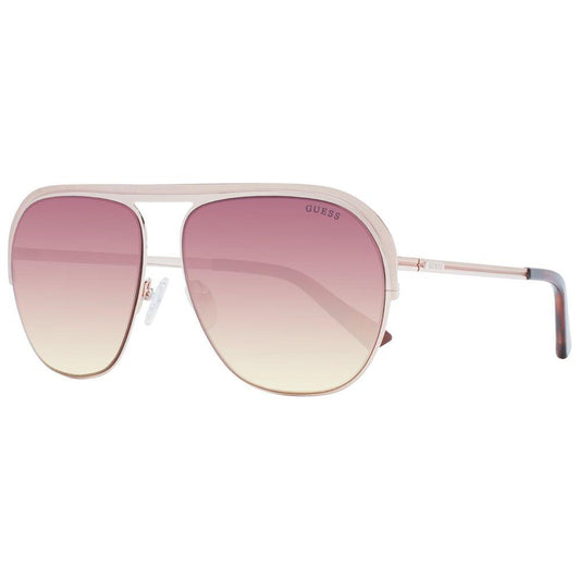 Guess Rose Gold Unisex Sunglasses Guess