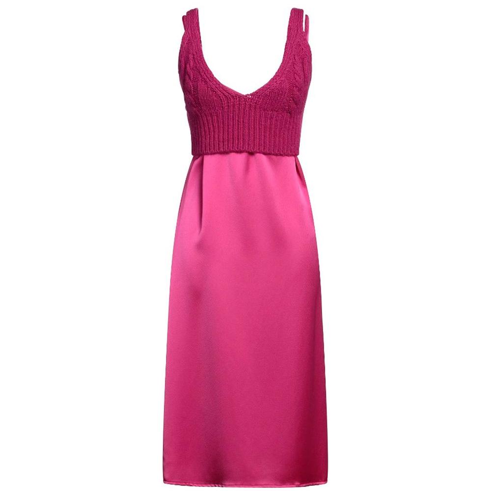 PINKO Fuchsia Polyester Dress PINKO