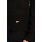 Yes Zee Black Viscose Sweater