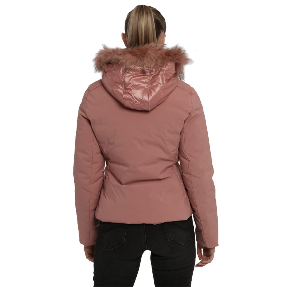 Yes Zee Rosa Nylon Women Jacket with Removable Hood
