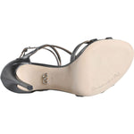 Dolce & Gabbana Silver Keira Leather Heels Sandals Shoes LA11511-37