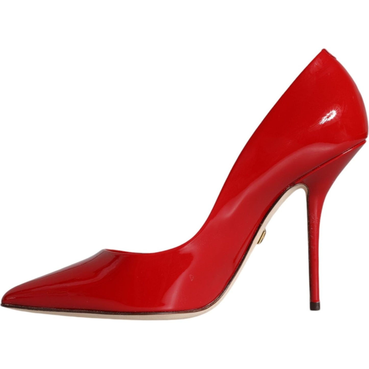 Dolce & Gabbana Red Patent Leather High Heels Pumps Shoes Dolce & Gabbana