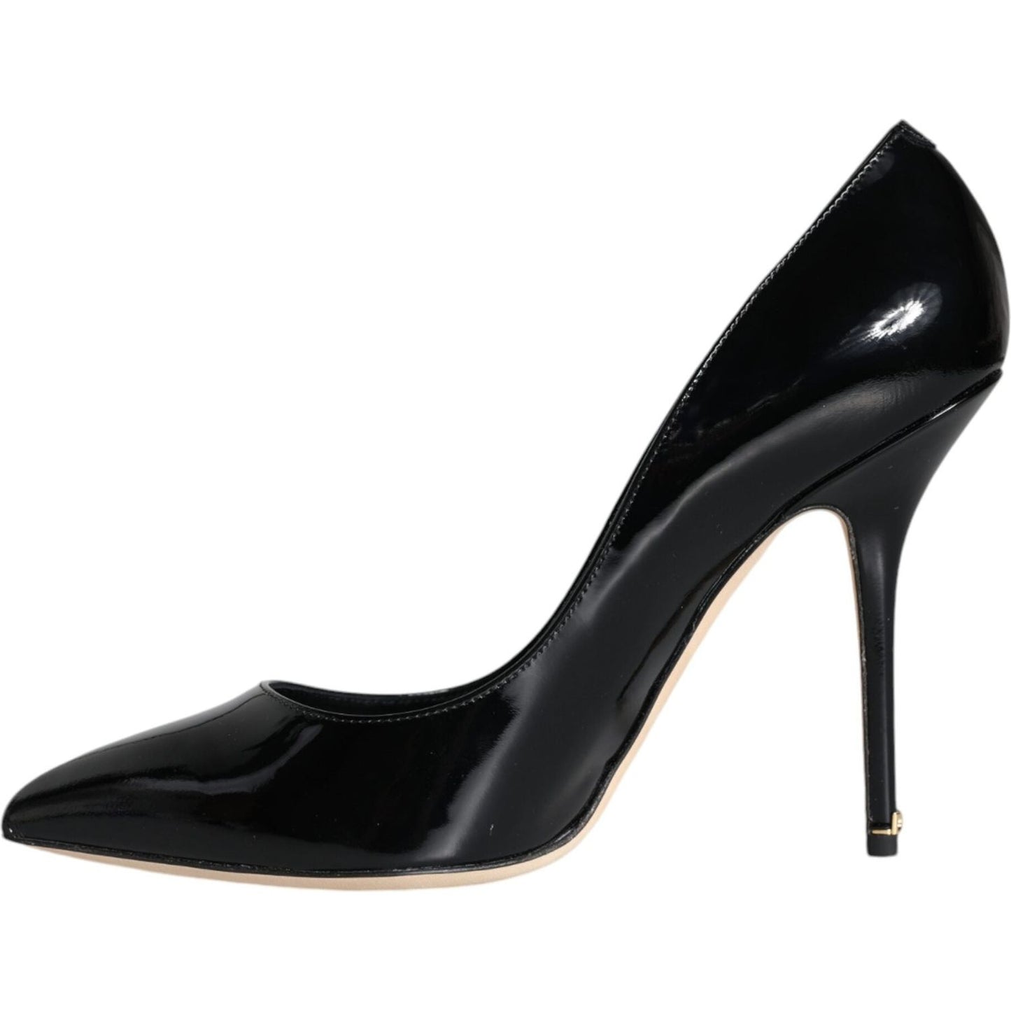 Dolce & Gabbana Black Patent Leather Bellucci Pumps Heels Shoes Dolce & Gabbana