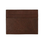Billionaire Italian Couture Brown Leather Cardholder Wallet Wallet