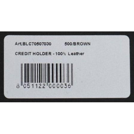 优雅男士棕色真皮钱包