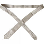 Dolce & Gabbana Beige Dotted Silk Classic Adjustable Men Tie KRA3369