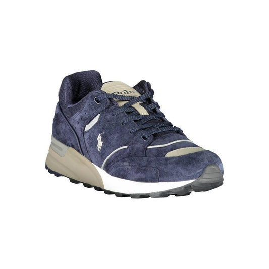 Ralph Lauren Blue Polyester Sneaker Ralph Lauren