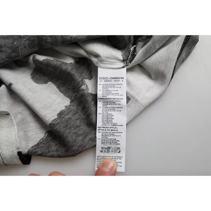 Dolce & Gabbana Multicolor Camouflage Cotton Crewneck T-shirt