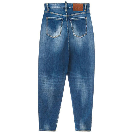 Dsquared² Blue Cotton Jeans & Pant Dsquared²