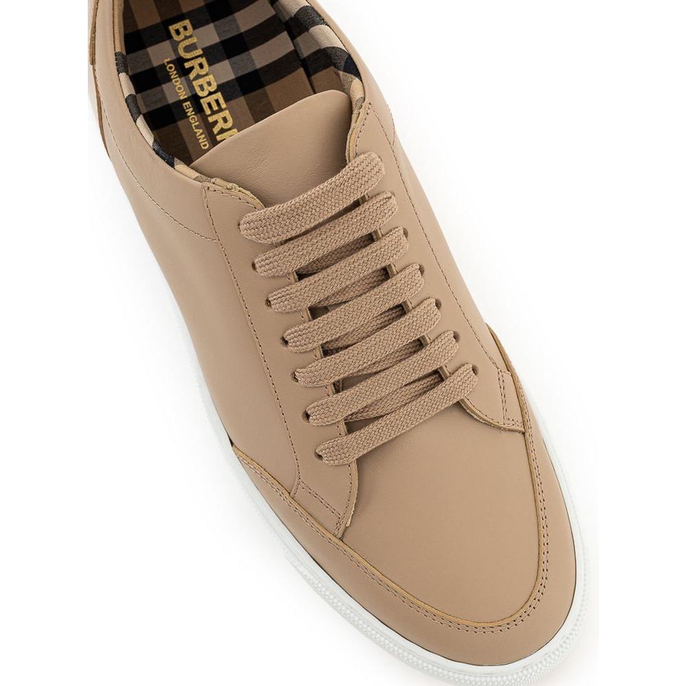 Burberry Beige Leather Sneaker Burberry