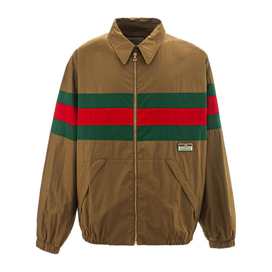 Gucci Brown Cotton Jacket Gucci