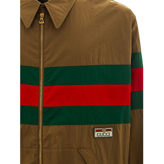 Gucci Brown Cotton Jacket Gucci