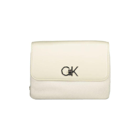 Calvin Klein Beige Polyester Handbag Calvin Klein