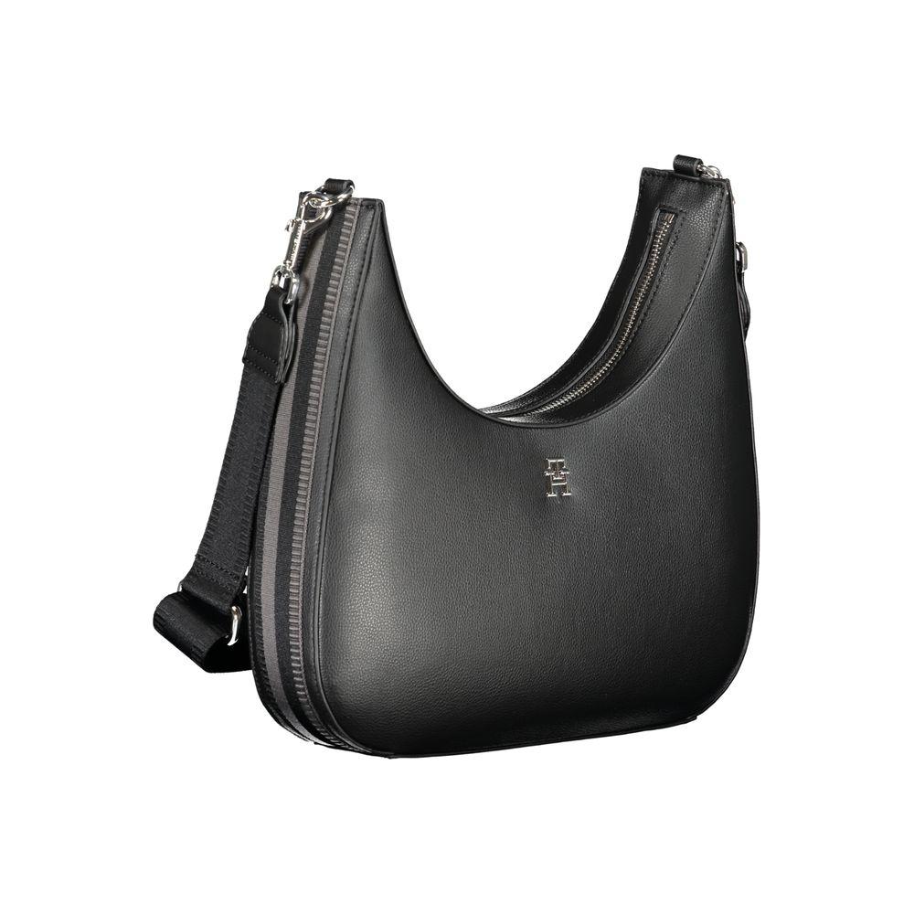 Tommy Hilfiger Black Polyester Handbag Tommy Hilfiger