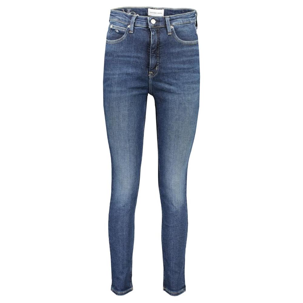 Calvin Klein Blue Cotton Jeans & Pant Calvin Klein