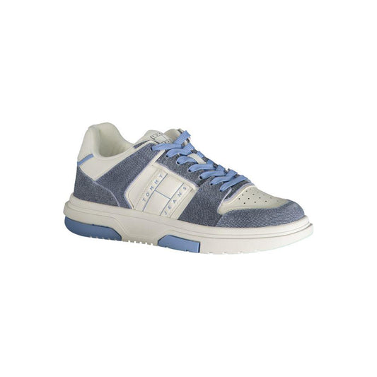 Tommy Hilfiger Light Blue Polyester Sneaker Tommy Hilfiger