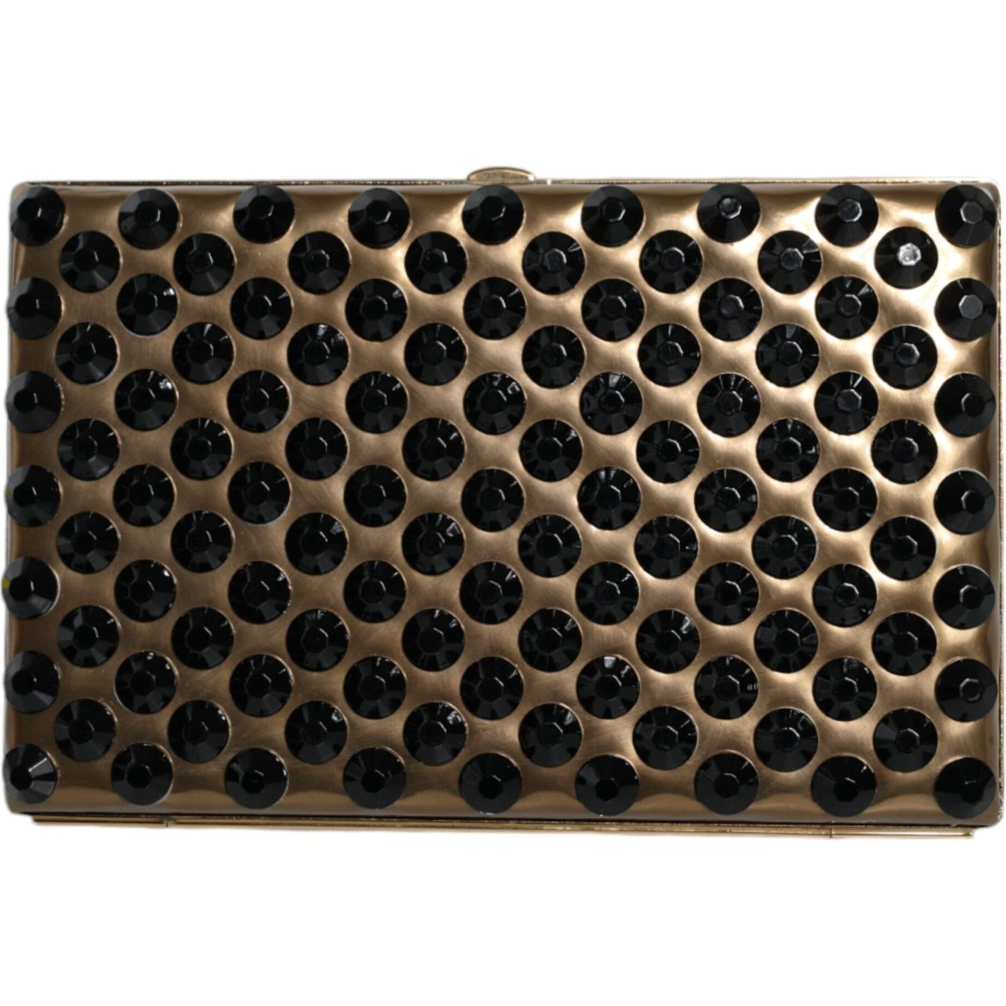 Dolce & Gabbana Gold Crystal Bifold Clutch Evening Party Women Purse Bag Dolce & Gabbana