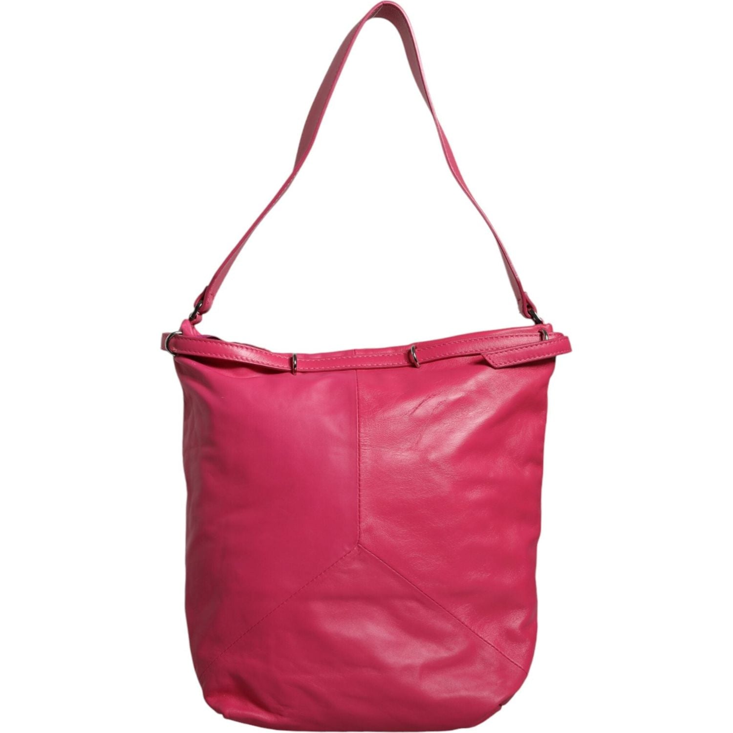 Front view with bag zipped and handles upright.