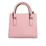 Versace Pink Small Top Handle Grainy Calf Leather Crossbody Bag