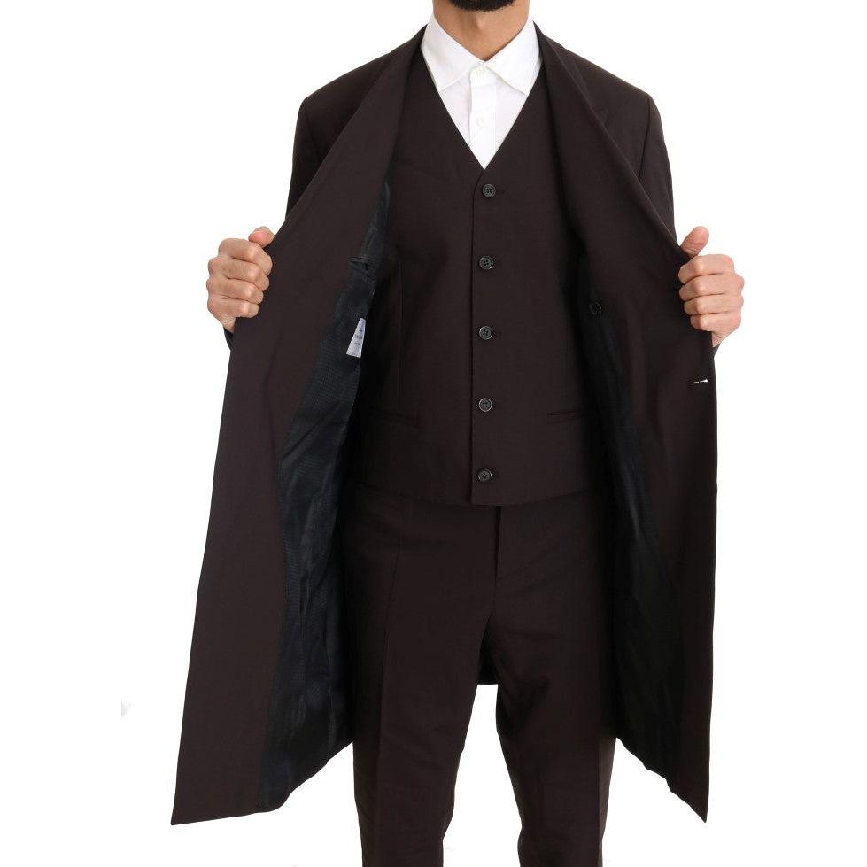 优雅波尔多双排扣西装