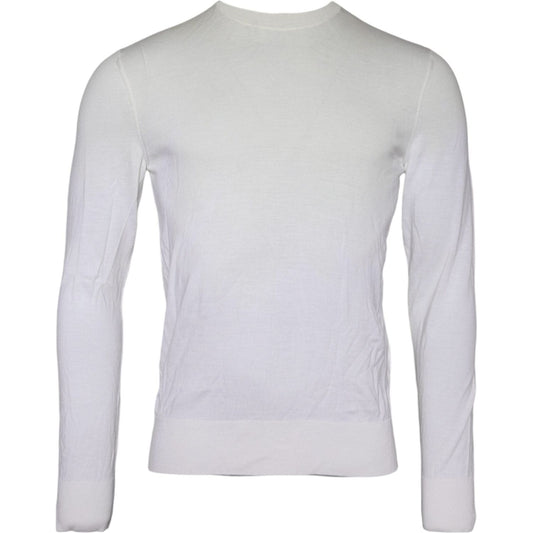 Dolce & Gabbana Off White Wool Turtle Neck Pullover Sweater Dolce & Gabbana