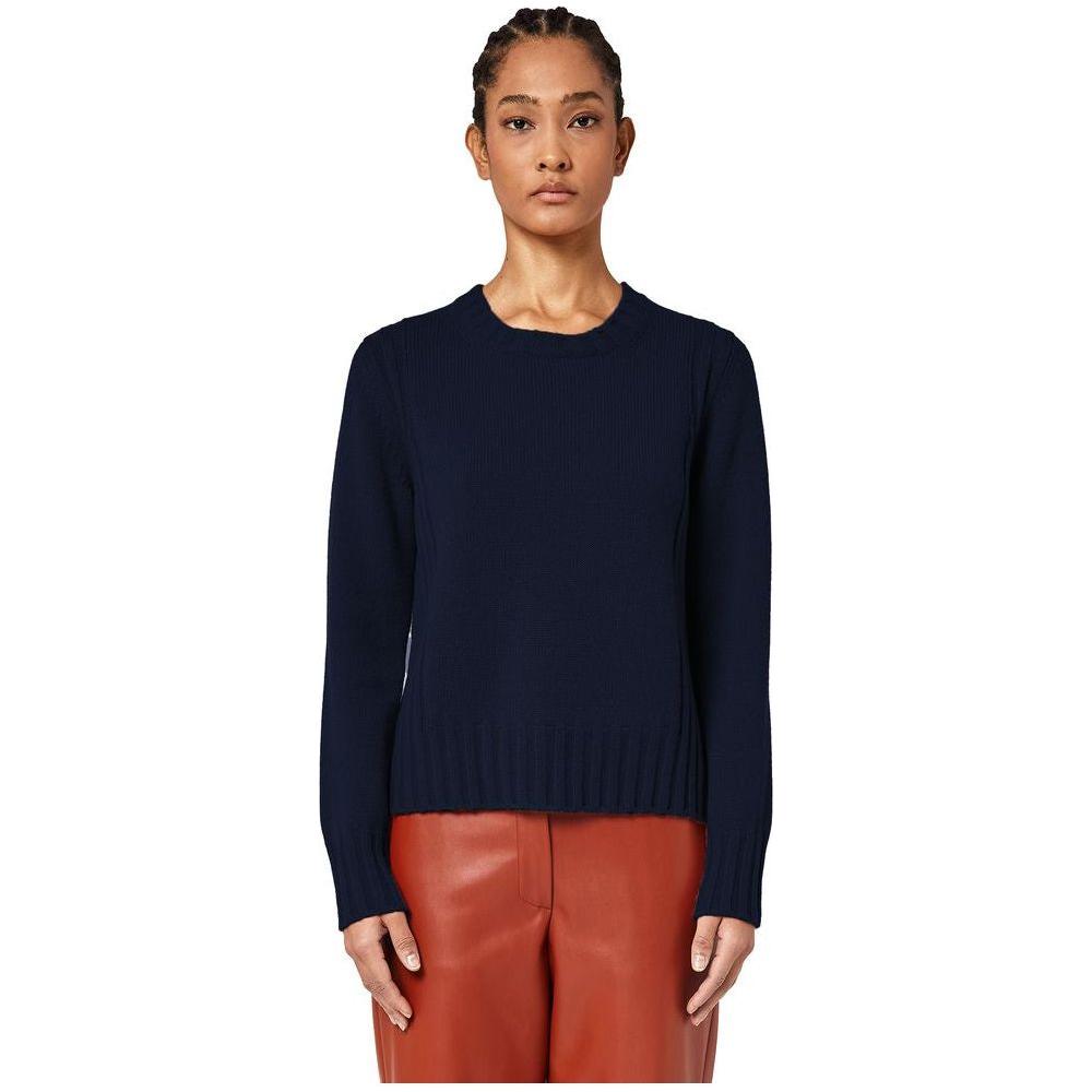 Alpha Studio Blue Cashmere Sweater Alpha Studio